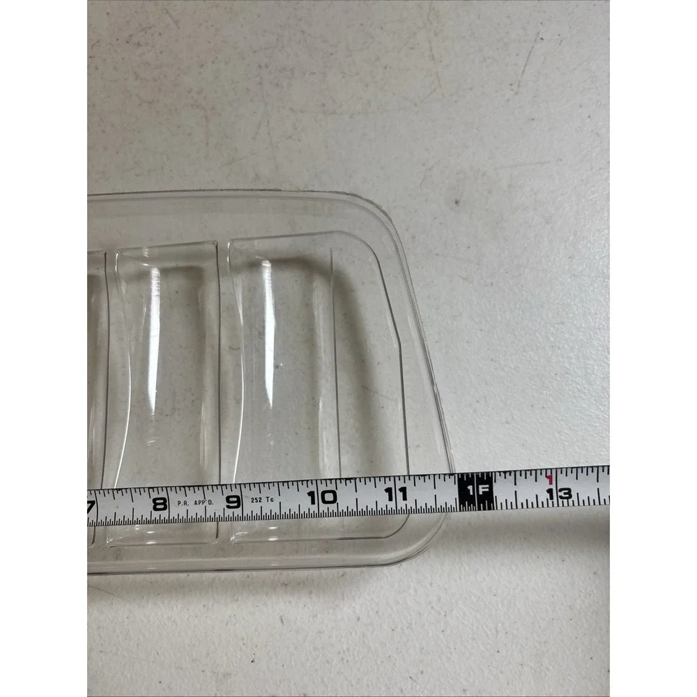 Longaberger Basket 5 Section Plastic Liner Protector Med #44776 EUC